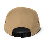 SQAWK Hibiscus tan 5 panel hat back