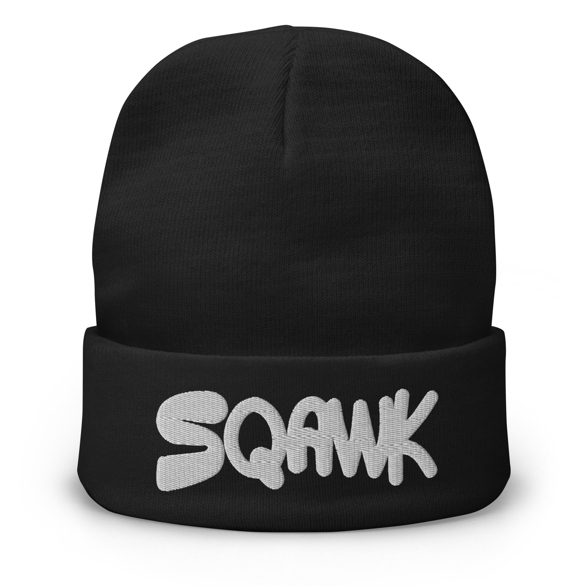 Black SQAWK beanie