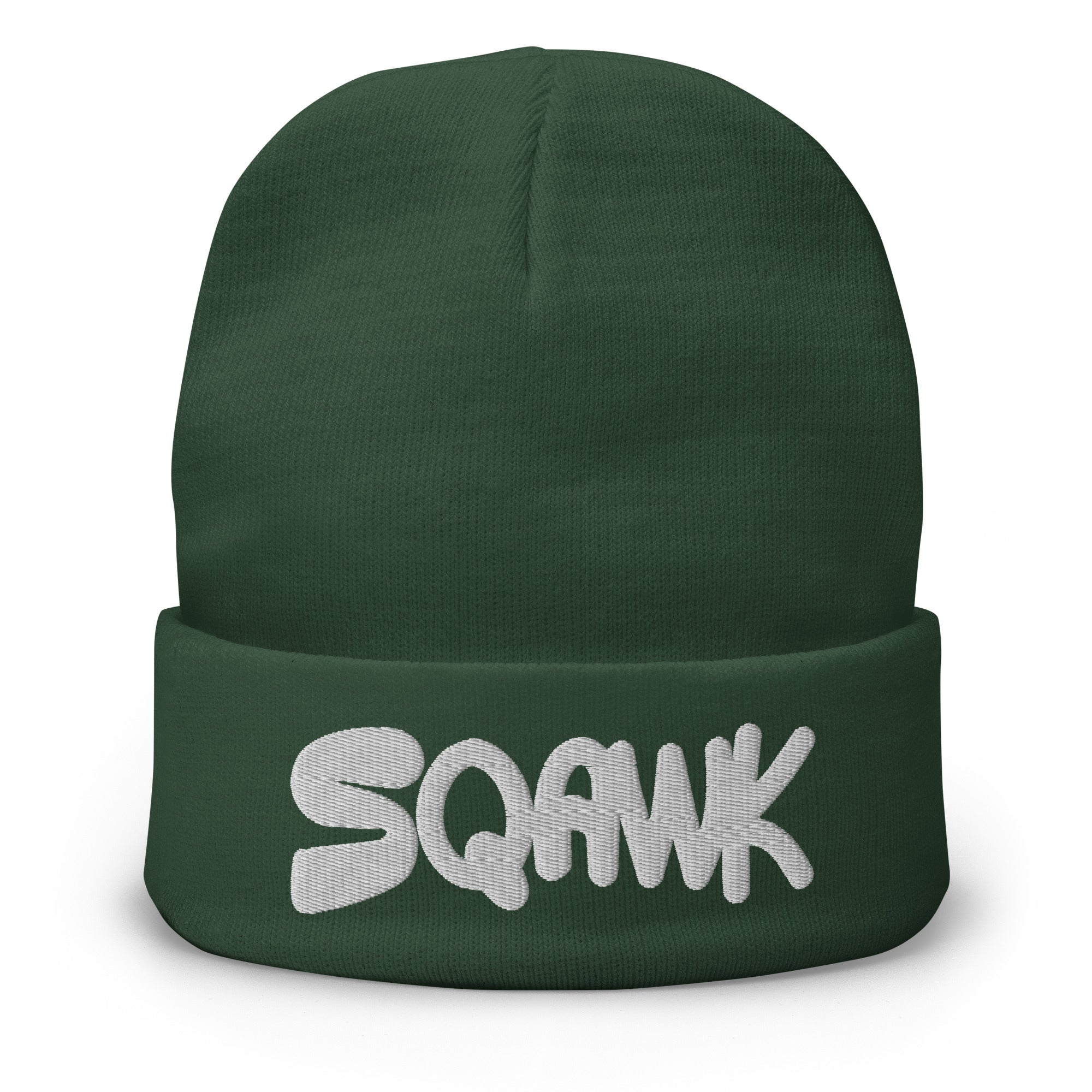 Green SQAWK beanie
