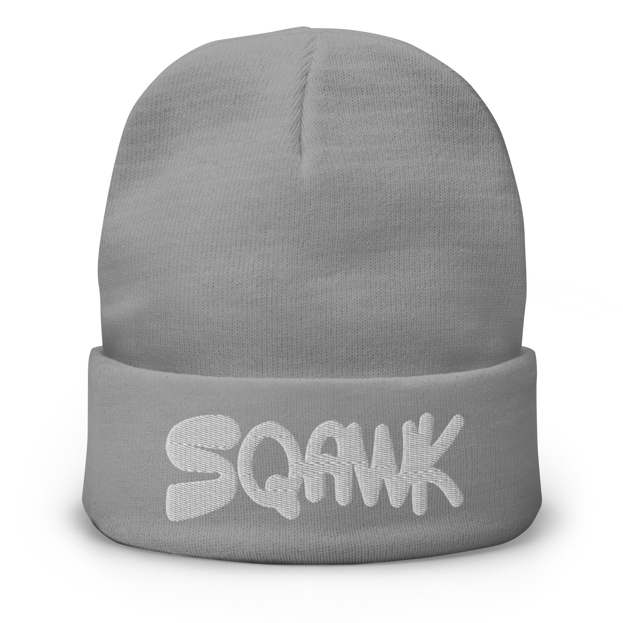 Grey SQAWK Beanie