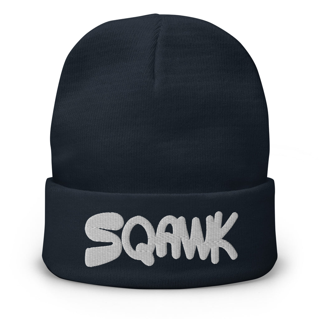 Navy SQAWK Beanie