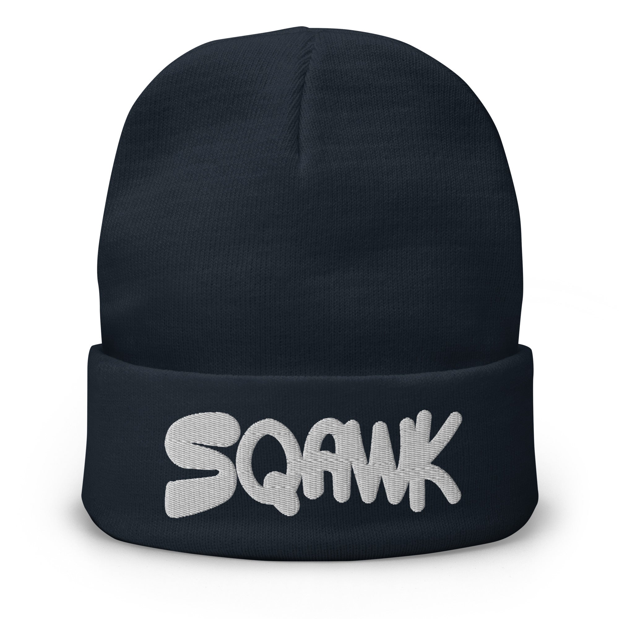 Navy SQAWK Beanie