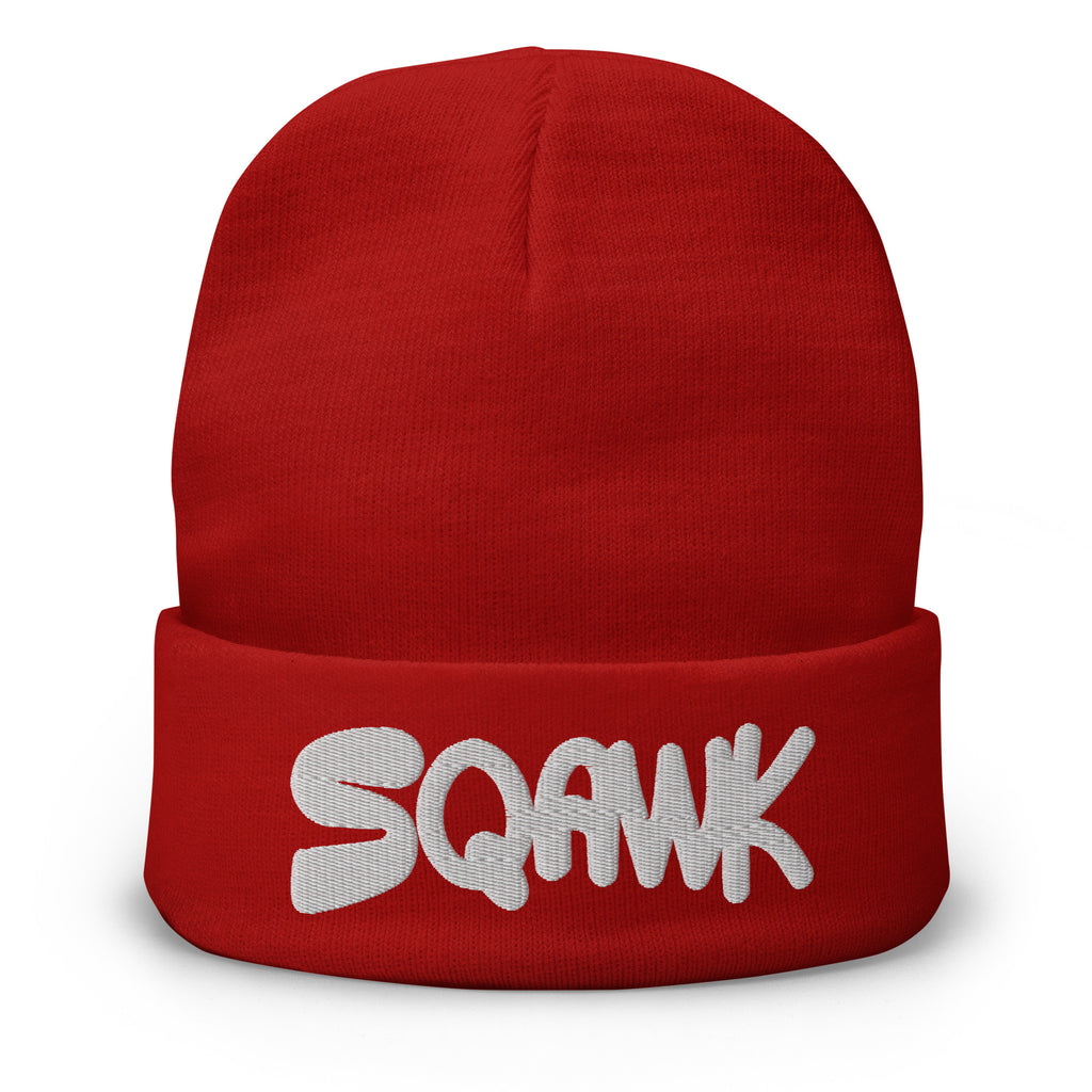 Red SQAWK Beanie