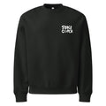 Black SQAWK crew neck with white stagecoach logo on front